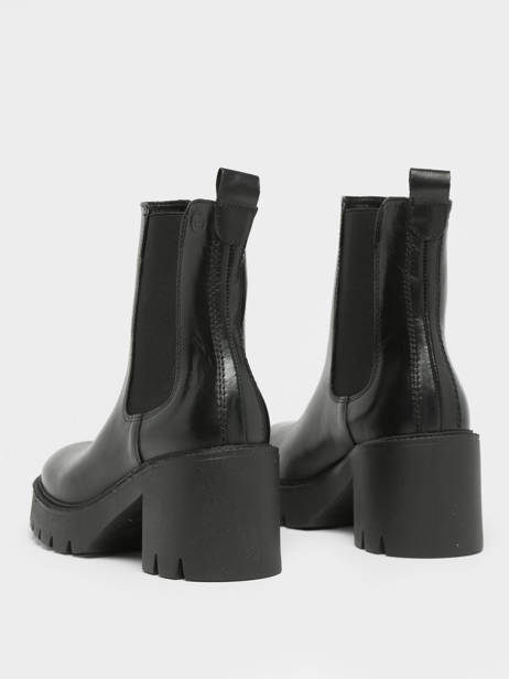 Chelsea Boots Met Hak Uit Leder Tamaris Zwart women 41 ander zicht 4