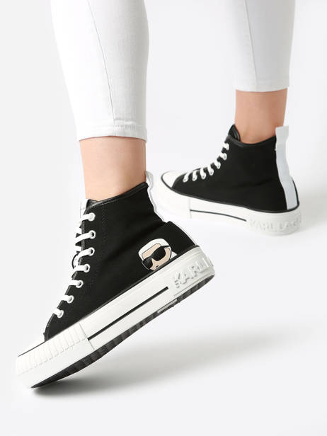 Kampus Max Nft Sneakers Karl lagerfeld Zwart women KL60450N ander zicht 2