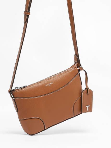 Cross Body Tas Romy Leder Le tanneur Bruin romy TROM1101 ander zicht 2