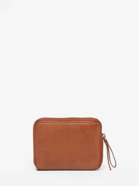 Porte-monnaie Cuir Biba Marron heritage BT12 vue secondaire 1