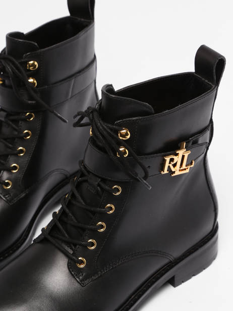 Elridge Boots Uit Leder Lauren ralph lauren Zwart women 83841301 ander zicht 1