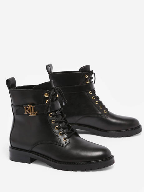 Elridge Boots Uit Leder Lauren ralph lauren Zwart women 83841301 ander zicht 3