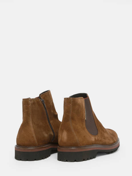 Chelsea Boots Benson Uit Leder Mephisto Bruin men P5143617 ander zicht 2