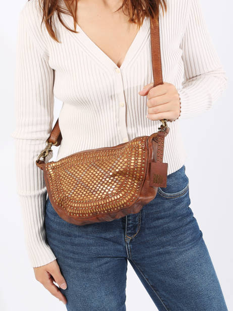 Cross Body Tas Heritage Leder Biba Bruin heritage LOT2L ander zicht 1