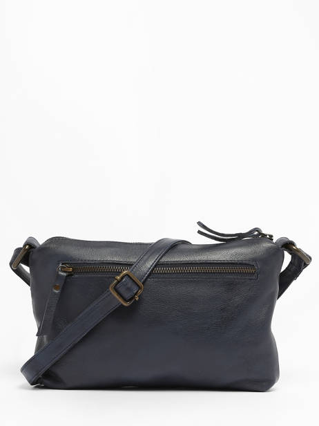Cross Body Tas Cow Leder Basilic pepper Blauw cow BCOW68 ander zicht 4