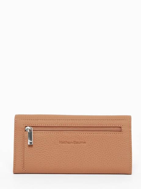 Portefeuille N City Continental Cuir Nathan baume Marron original n 185N vue secondaire 2