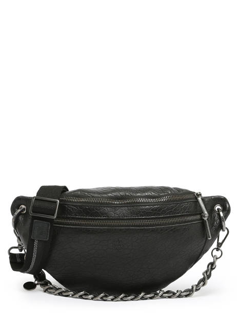 Heuptasje Vintage Leder Mila louise Zwart vintage 23689EX