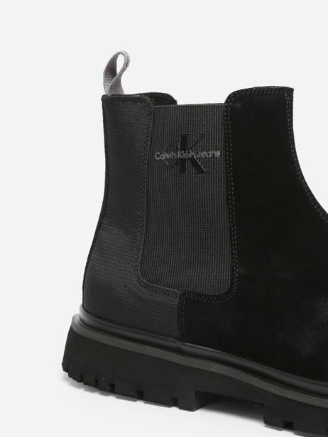Chelsea Boots En Cuir Calvin klein jeans Noir men 76400T vue secondaire 1