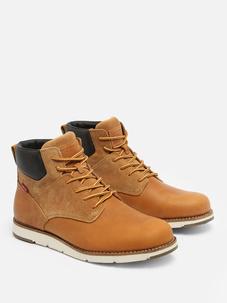 Boots Jax Plus Uit Leder Levi's Bruin men 232198 ander zicht 2