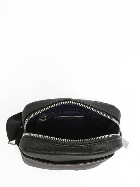 Cross Body Tas Lacoste Zwart men's classic NH4422HC ander zicht 3
