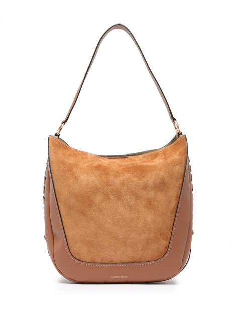 Sac Port paule Lou Cuir Vanessa bruno Marron lou 88V40904