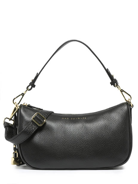 Sac Bandoulière Romy Cuir Mac douglas Noir romy S