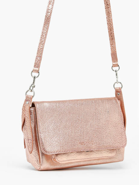 Cross Body Tas Vintage Paul marius Roze vintage 355462 ander zicht 2