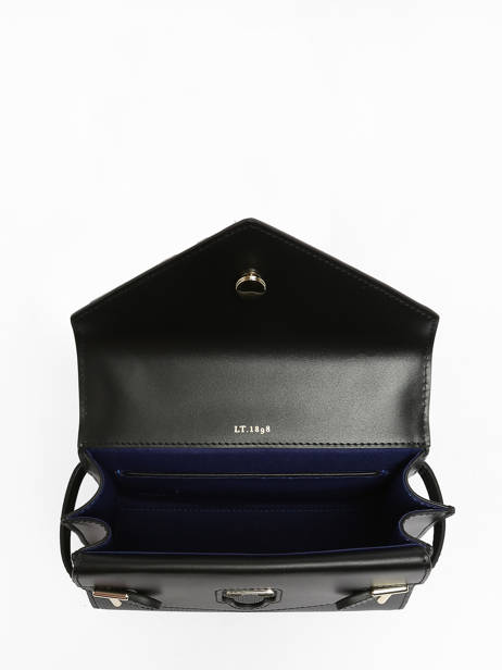 Cross Body Tas S Emilie Leder Le tanneur Zwart emily TEMI1003 ander zicht 3