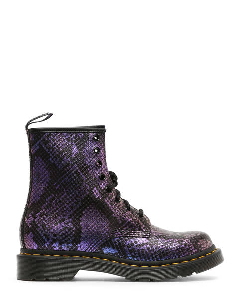 Enkellaarsjes 1460 Viper Uit Leder Dr martens Violet women 31027719