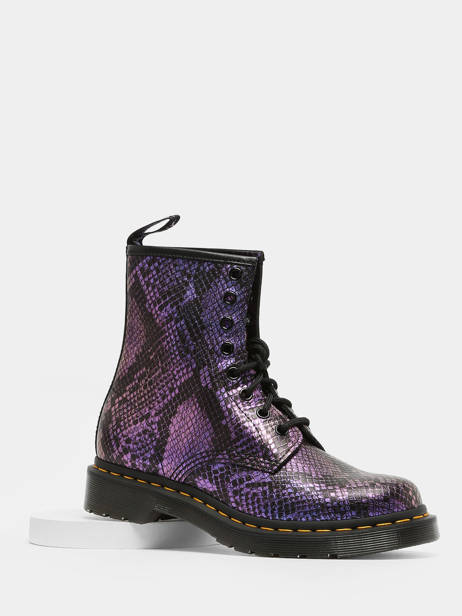 Enkellaarsjes 1460 Viper Uit Leder Dr martens Violet women 31027719 ander zicht 1