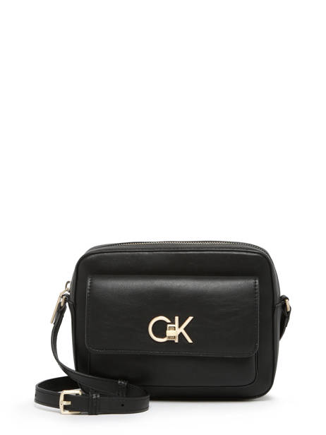Sac Bandoulière Re-lock Polyester Recyclé Calvin klein jeans Noir re-lock K611083