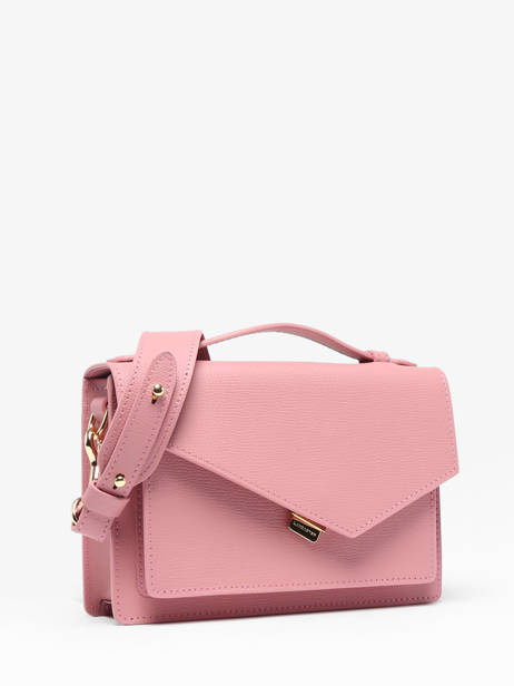 Cross Body Tas Zoe Leder Lancaster Roze zoe 11 ander zicht 2