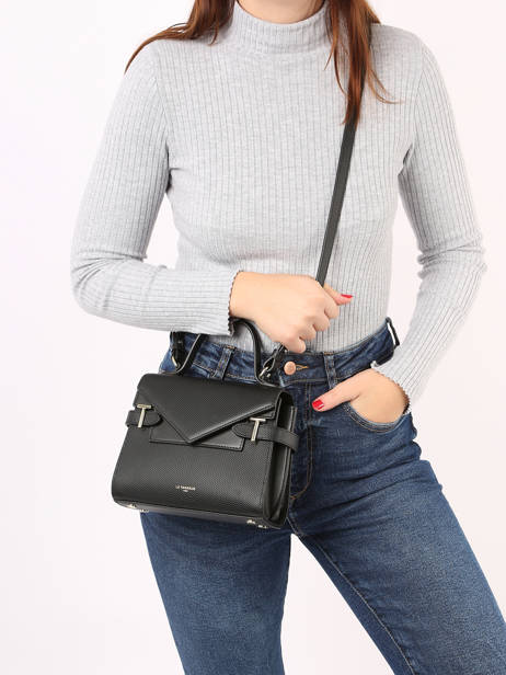 Cross Body Tas S Emilie Leder Le tanneur Zwart emily TEMI1003 ander zicht 1