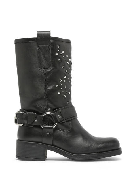 Boots Modular Uit Leder Ps poelman Zwart women MODULA36