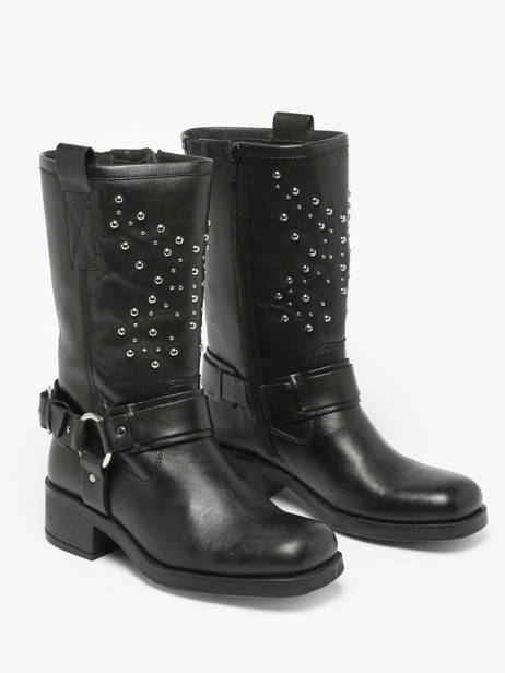 Boots Modular Uit Leder Ps poelman Zwart women MODULA36 ander zicht 2