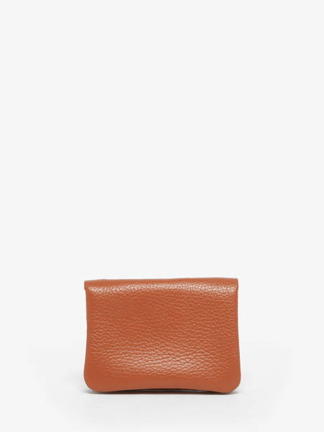 Portemonnee Leder Milano Bruin caviar CA23092 ander zicht 2