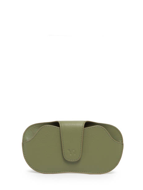 Brilhouder Leder Yves renard Groen foulonne 29051