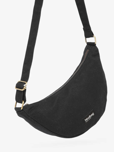Cross Body Tas Andrea Katoen Hindbag Zwart best seller ANDREA ander zicht 2