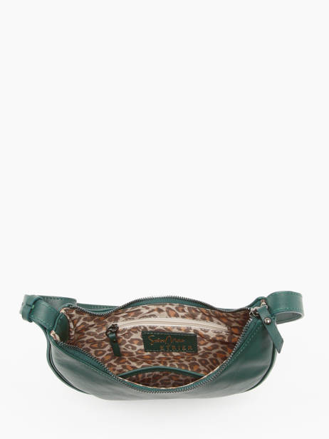Sac BandouliÃ¨re S Sosoomao Cuir Etrier Vert sosoomao ECSO057S vue secondaire 3