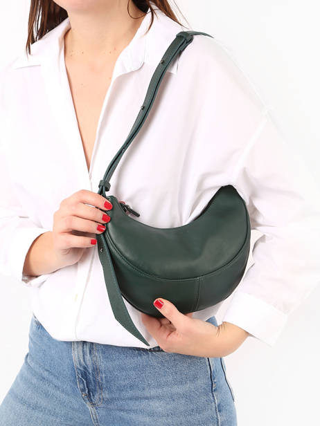 Sac BandouliÃ¨re S Sosoomao Cuir Etrier Vert sosoomao ECSO057S vue secondaire 1