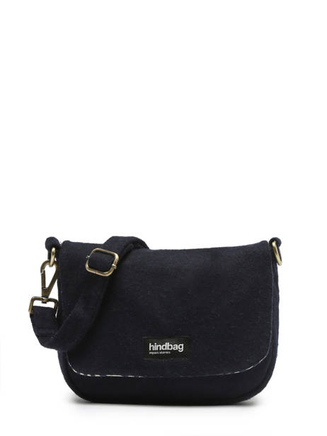 Cross Body Tas Wool Hindbag Blauw wool W