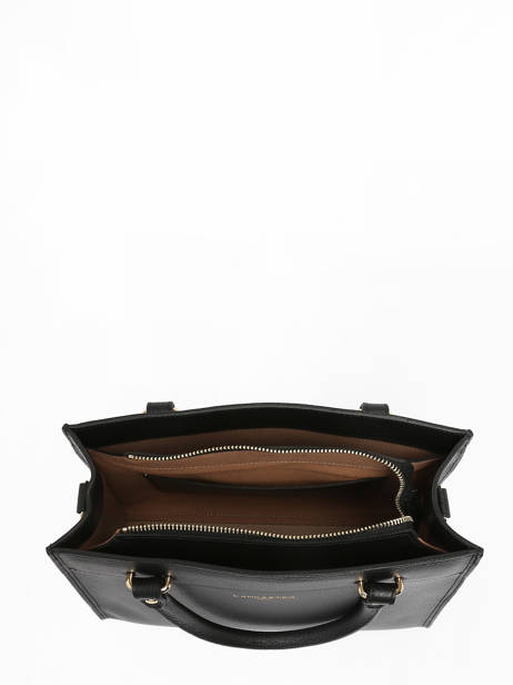 Handtas Foulonne Double Lancaster Zwart foulonne double 63 ander zicht 3