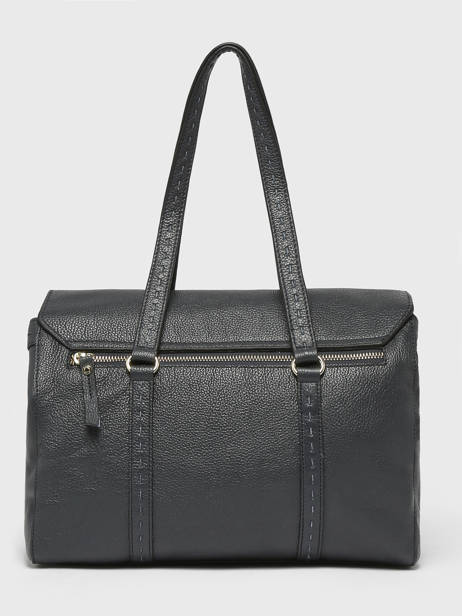 Sac Shopping Tradition Cuir Etrier Bleu tradition EHER27 vue secondaire 4