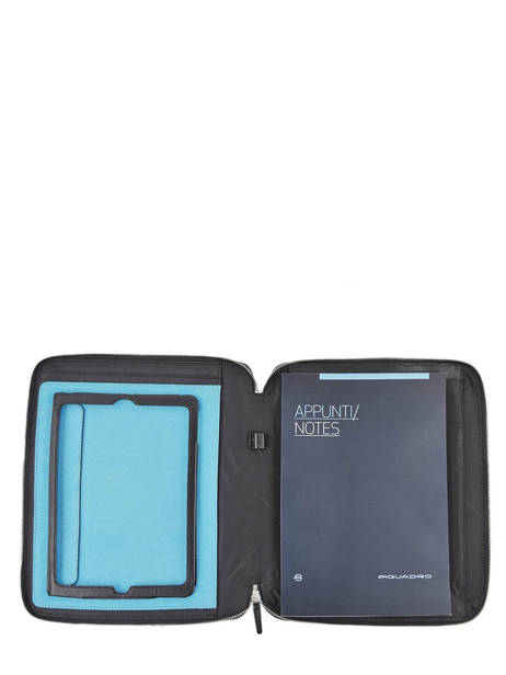 Conférencier Piquadro Noir blue square PB3251B2 vue secondaire 2