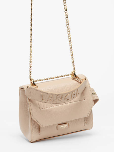 Handtas S Ninon Leder Lancel Beige ninon A09221 ander zicht 2