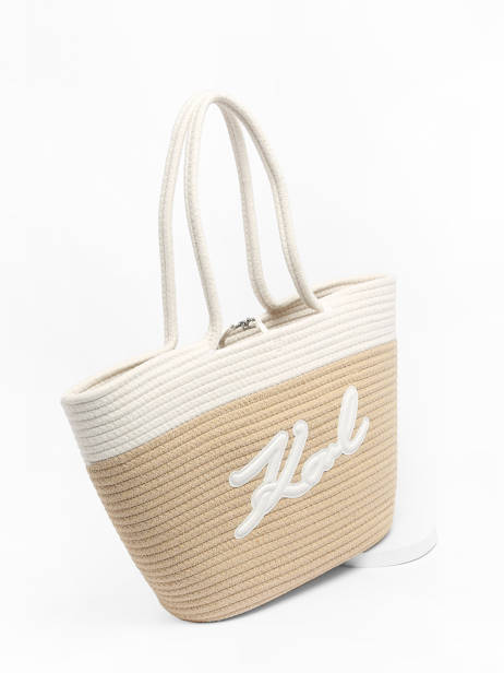 Sac Porté épaule K Signature Karl lagerfeld Blanc k signature 240W3071 vue secondaire 2