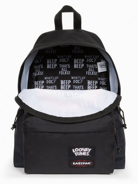 Rugzak 1 Compartiment Eastpak Zwart eastpak x looney tunes FM02556 ander zicht 3