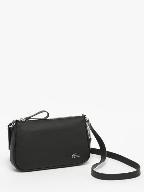 Cross Body Tas Daily Lifestyle Lacoste Zwart daily lifestyle NF4369DB ander zicht 2