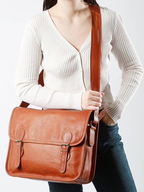 Cross Body Tas La Sacoche M Leder Paul marius Bruin vintage M ander zicht 2