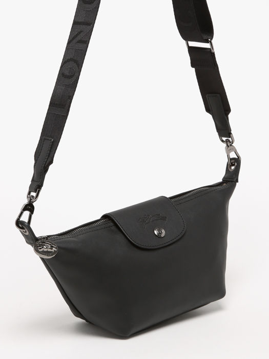 Longchamp Le pliage xtra Sac porté travers Noir
