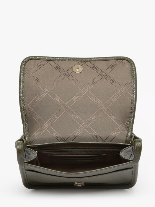 Longchamp Le foulonné Clutch Groen