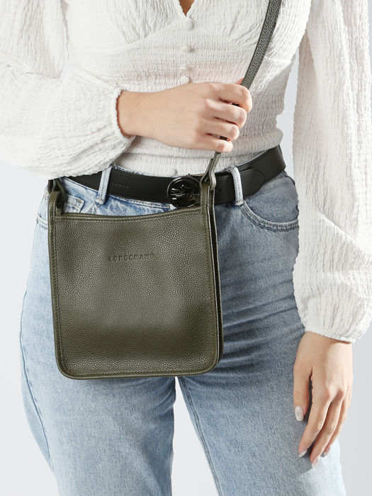 Longchamp Le foulonné Cross body tas Groen