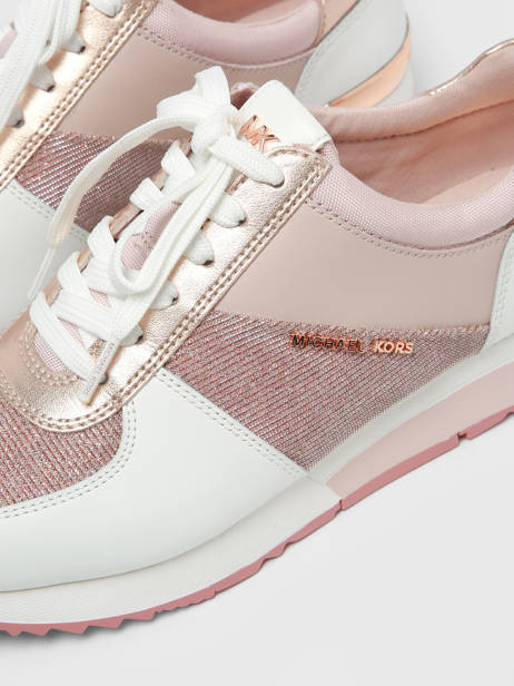 Sneakers Uit Leder Michael kors Roze women R4ALFS1D ander zicht 1