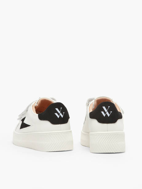 Sneakers Vanessa wu Zwart women BK2658NR ander zicht 4