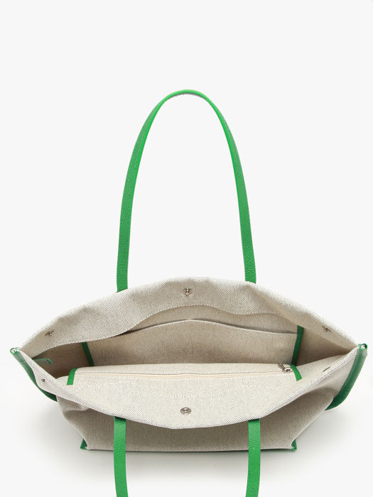 Longchamp Essential toile Besace Vert