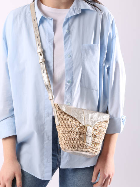 Cross Body Tas Nevada Etrier Goud nevada ENEV072S ander zicht 1