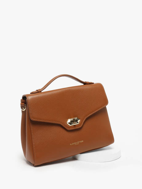 Cross Body Tas Milano Cosmos Leder Lancaster Bruin milano cosmos 55 ander zicht 2