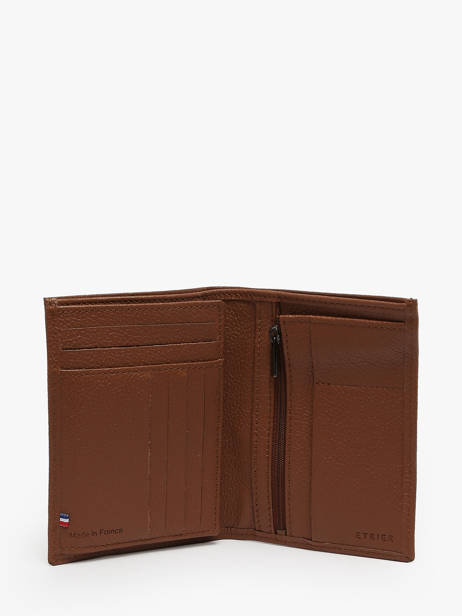 Portefeuille/ Porte Monnaie Cuir Etrier Marron madras EMAD271 vue secondaire 1