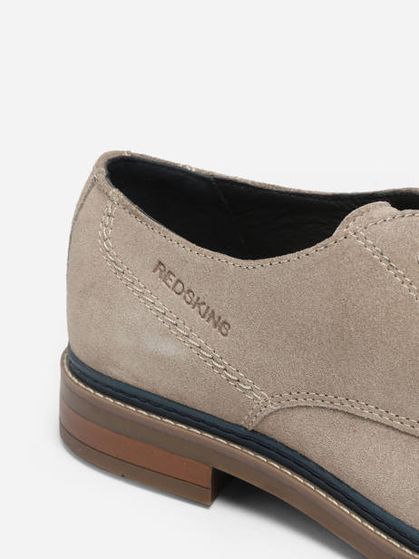 Chaussures Derbies En Cuir Redskins Beige men SARIN vue secondaire 1