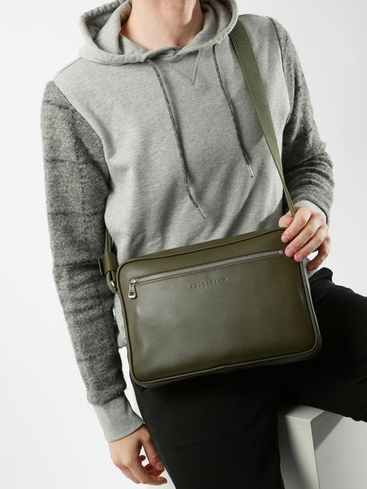 Longchamp Le foulonné Cross body tas Groen